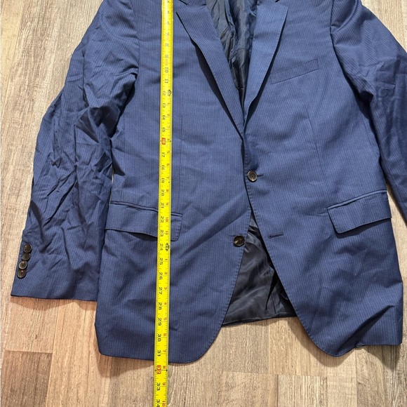 Hugo Boss GUABELLO Selection Men's Suit Blazer 42R Blue  Wool Jacket Sport Coat - Picture 8 of 8